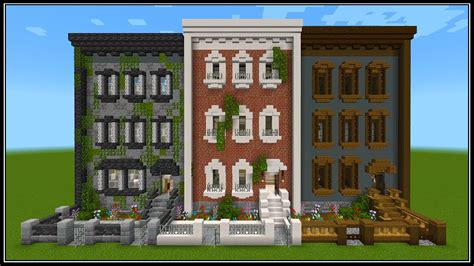 minecraft city houses